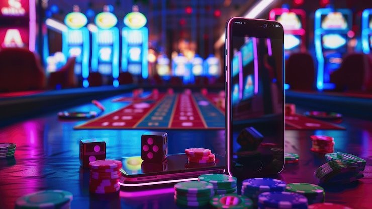 Blueprint Gaming table interface on ok88slot mobile app